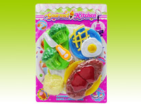 Item 681172 Gourmet Kitchen Playset Steak Meal Safety Guaranteed Kitchen Toys for Children