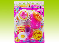 Item 681202 Gourmet Kitchen Playset Cakes and Bread Ver 2 Safety Guaranteed Kitchen Toys for Children