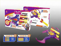Item 630151 Super Arrow Playset Purple Ver for Girls Classic Bow Toy with Soft Arrows for Kids