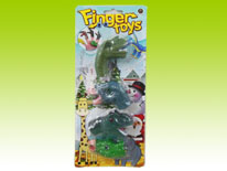 Item 647898 Dinosaur Finger Puppet 4 in 1 Interesting Role Play Toy for Kids
