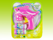 Item 680495 Friction Animal Bubble Gun Dolphin Ver Bubble Liquid Provided Creative Summer Toy Safety Guaranteed Beach Toy for Children