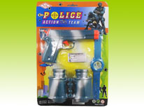 Item 685657 Police Equipment Toy Pack Assortment2 Classic Police Pretend Play for Kids