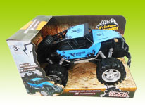 Item 685753 Rock Climber Friction All Terrain Vehicle Blue Ver Display Box Friction Toy Vehicle for Kids