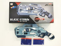 Item 673921 Blaze Storm Battery Operated Soft Bullet Gun Toy Classic Safe Shooting Gun Toy for Kids