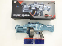 Item 673928 Blaze Storm Battery Operated Soft Bullet Gun Classic Safe Shooting Gun Toy for Kids
