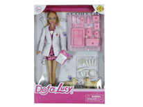 Item 689663 Barbie Veterinarian Play Toy Set Interesting Barbie Doll Toy Set for Kids
