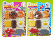 Item 618669 Fast Food and Cookies Kitchen Playset Kitchen Chef Pretend Play for Kids