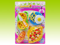 Item 681174 Gourmet Kitchen Playset Pie Meal Safety Guaranteed Kitchen Toys for Children