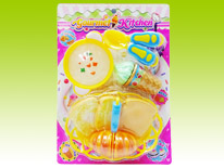 Item 681200 Gourmet Kitchen Playset Cakes and Bread Ver 3 Yellow Safety Guaranteed Kitchen Toys for Children