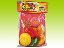 Item 541822 Burger Meal Making Playset Kitchen Pretend Play for Kids