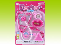 Item 681035 Pink Doctor Pretend Playset Assortment2 Classic Clinic Pretend Play Toy for Kids