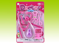 Item 681037 Pink Doctor Pretend Playset Assortment3 Classic Clinic Pretend Play Toy for Kids