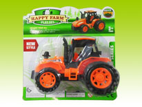 Item 662843 Friction Farm Utility Vehicle Orange Model Friction Toy Vehicle for Kids