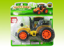 Item 662844 Friction Farm Utility Vehicle Orange Model Friction Toy Vehicle for Kids