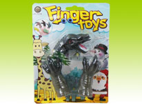 Item 647903 Dinosaur Finger Puppet Head and Claws Interesting Role Play Toy for Kids