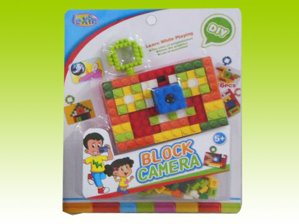 Item 665586 DIY Camera Build Up Playset 3 Assortments Classic Build Up Block Toy Educational Toy for Kids