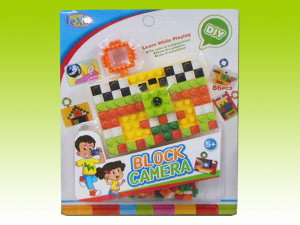 Item 665586 DIY Camera Build Up Playset 3 Assortments Classic Build Up Block Toy Educational Toy for Kids