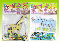 Item 685429 Bead Build Up Animal Playset Creative Toy Bricks Educational Toy for Kids