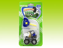 Item 696710 Shooting Wolf Truck Launch Yellow Toy Vehicles for Kids
