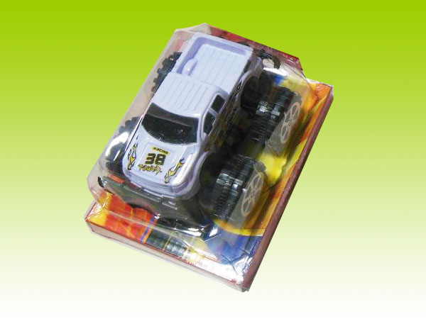 Item 679379 Friction All Terrain Vehicle 4 Assortments PVC Cover Pack Friction Toy Vehicle for Kids