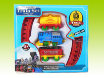 Item 684736 Wind Up Railway Train Playset Wind Up Assembling Toy Vehicle  for Kids