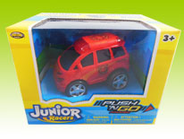 Item 666768 Friction Red Ambulance Window Box Friction Toy Vehicle for Kids