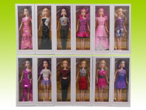 Item 678178 11'' Fashion Show Barbie Doll Playset Dress Dress Changing Barbie Doll for Girls