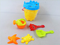 Item 635872 Summer Beach Playset Watering Can and Bucket Assortment Classic Beach Toy Summer Toy for Children