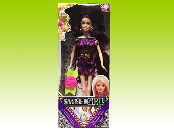 Item 638649 Fancy Evening Dressed Barbie Boll Playset with Accessary Assortment2 Classic Barbie Toy for Kids