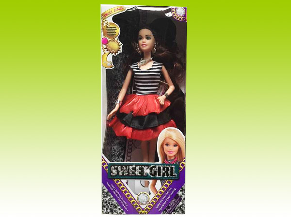 Item 638654 Fancy Evening Dressed Barbie Boll Playset with Accessary Assortment5 Classic Barbie Toy for Kids