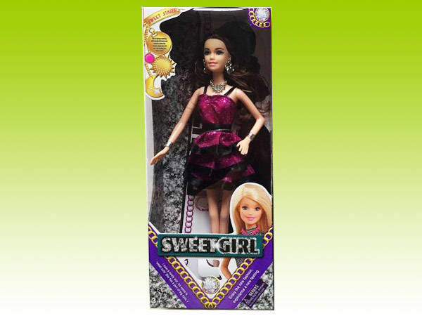 Item 638655 Fancy Evening Dressed Barbie Boll Playset with Accessary Assortment6 Classic Barbie Toy for Kids