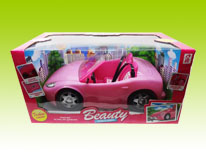 Item 650435 Free Wheel Barbie Style Droptop Car Barbie Doll not Included Classic Free Wheel Toy Vehicle