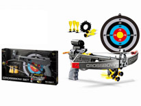 Item 678655 Metal Painted Crossbow Toy Set Classic Military Weapon Toy for Kids