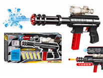 Item 681399 Super Shooting Machine Toy Gun with Shootable Soft Dart and Water Bullet
