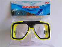 Item 715026 Swim Mask Toy Set Yellow Frame Swim Equipment Sport Toy for Kids