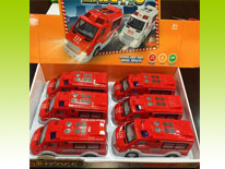 Item 672231 Friction Fire Fighting Truck with Light and Sound Classic Toy Car for Kids