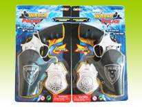 Item 629786 Police Pistol and Holster Toy Set Classic Police Role Play Toy for Kids