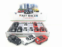 Item 717197 PULL BACK METAL CAR