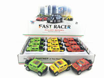 Item 717205 Pull Back Die Cast Pick Up Truck Classic Metal Toy Vehicle for Kids