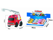 Item 720871 Urban Transportation Friction Mini Truck with 5 Versions Classic Friction Toy Vehicle for Kids