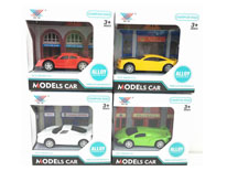 Item 716804 PULL BACK METAL CARS