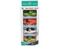 Item 717225 PULL BACK METAL CAR