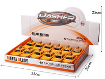 Item 650055 PULL BACK METAL CAR